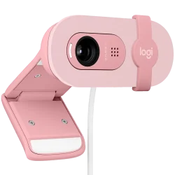 LOGITECH Brio 100 Full HD Webcam - ROSE - USB - 3