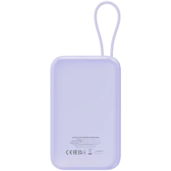 CANYON power bank OnPower 101 built-in cable 10000 mAh PD22.5W Purple - 4