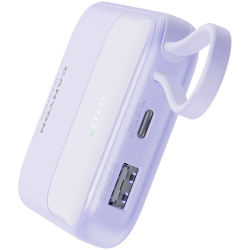 CANYON power bank OnPower 101 built-in cable 10000 mAh PD22.5W Purple - 6
