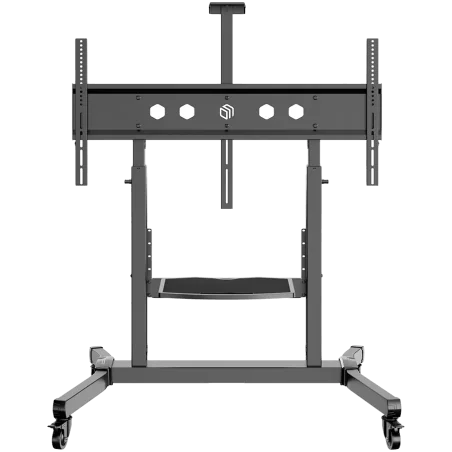 ONKRON Mobile TV Stand Rolling TV Cart for 50 to 100-Inch Screens up to 120 kg, black - 1