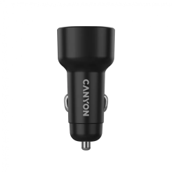 CANYON car charger OnDrive 48 PD 48W USB-A+USB-C Black - 5