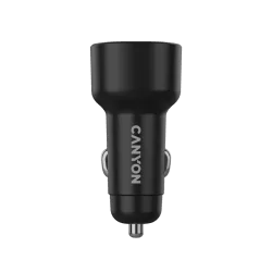 CANYON car charger OnDrive 48 PD 48W USB-A+USB-C Black - 5