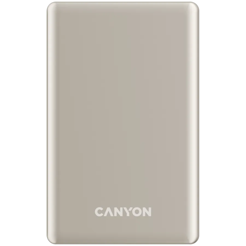 CANYON power bank OnPower 505 slim Magnetic 5000 mAh PD20W Beige - 1