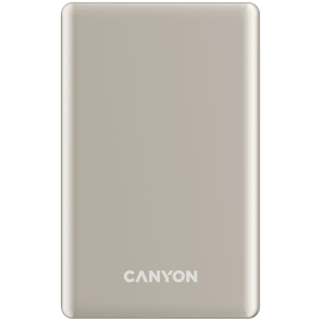 CANYON power bank OnPower 505 slim Magnetic 5000 mAh PD20W Beige - 1