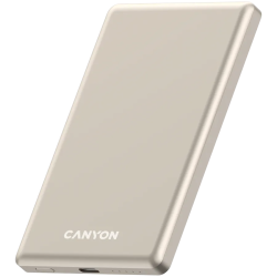 CANYON power bank OnPower 505 slim Magnetic 5000 mAh PD20W Beige - 2