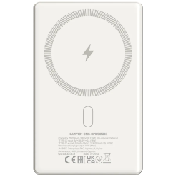 CANYON power bank OnPower 505 slim Magnetic 5000 mAh PD20W Beige - 3