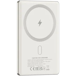 CANYON power bank OnPower 505 slim Magnetic 5000 mAh PD20W Beige - 4