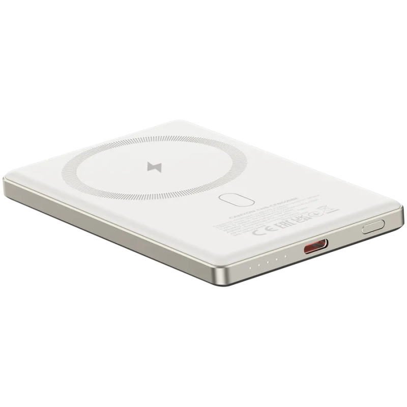 CANYON power bank OnPower 505 slim Magnetic 5000 mAh PD20W Beige - 1