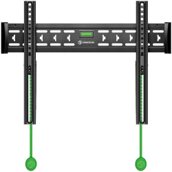 ONKRON Fixed TV Wall Mount for 43 to 85-inch Flat Panel TVs Digital Panels 68,2 kg, Black - 1