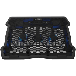 CANYON NS03, Cooling stand dual-fan with 2x2.0 USB hub, support up to 10”-15.6” laptop, ABS plastic and iron, Fans dimension:125