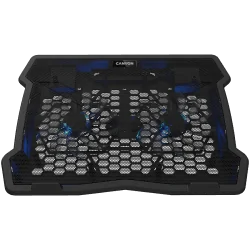 CANYON NS03, Cooling stand dual-fan with 2x2.0 USB hub, support up to 10”-15.6” laptop, ABS plastic and iron, Fans dimension:125