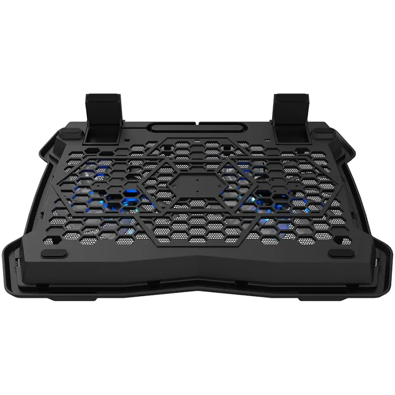 CANYON NS03, Cooling stand dual-fan with 2x2.0 USB hub, support up to 10”-15.6” laptop, ABS plastic and iron, Fans dimension:125