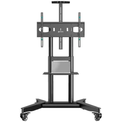 ONKRON Mobile TV stand for 32"-75" up to 50 kg, black - 1