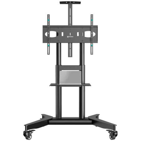 ONKRON Mobile TV stand for 32"-75" up to 50 kg, black - 1