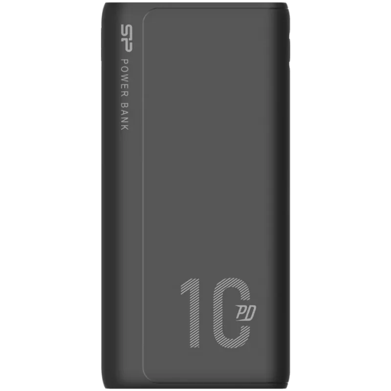 Silicon Power QP15 10.000mAh PowerBank 500 charging cycles 2x USB A Out, 1x Micro USB in + 1x USB C In/out, Li-Polymer, 10000mA