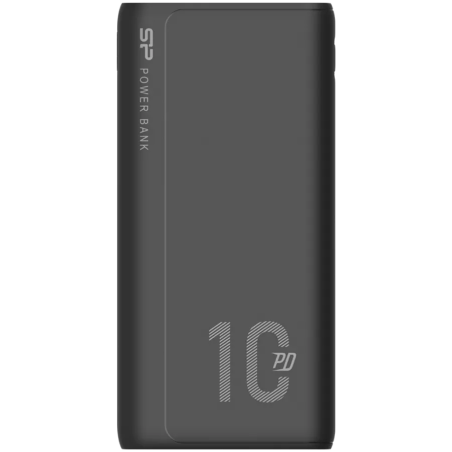 Silicon Power QP15 10.000mAh PowerBank  500 charging cycles 2x USB A Out, 1x Micro USB in + 1x USB C In/out, Li-Polymer, 10000mA