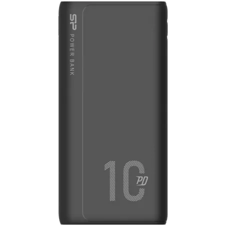 Silicon Power QP15 10.000mAh PowerBank 500 charging cycles 2x USB A Out, 1x Micro USB in + 1x USB C In/out, Li-Polymer, 10000mA
