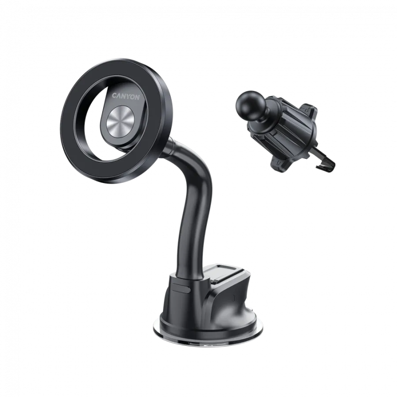 CANYON Magnetic car holder OnGrip 12 suction + air vent Black - 1