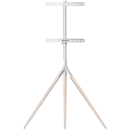 ONKRON Tripod Easel TV Stand for 32” – 65 Inch LED LCD OLED Screens up to 35 kg, White - 1