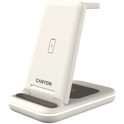 CANYON wireless charger WS-304 15W 3in1 Cosmic Latte - 2