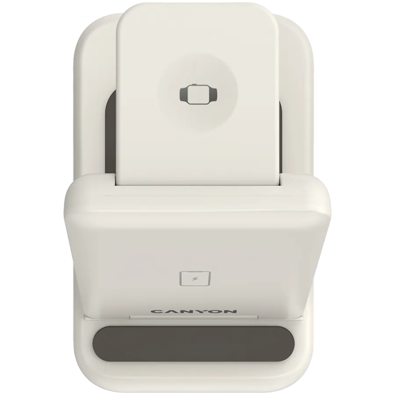 CANYON wireless charger WS-304 15W 3in1 Cosmic Latte - 1