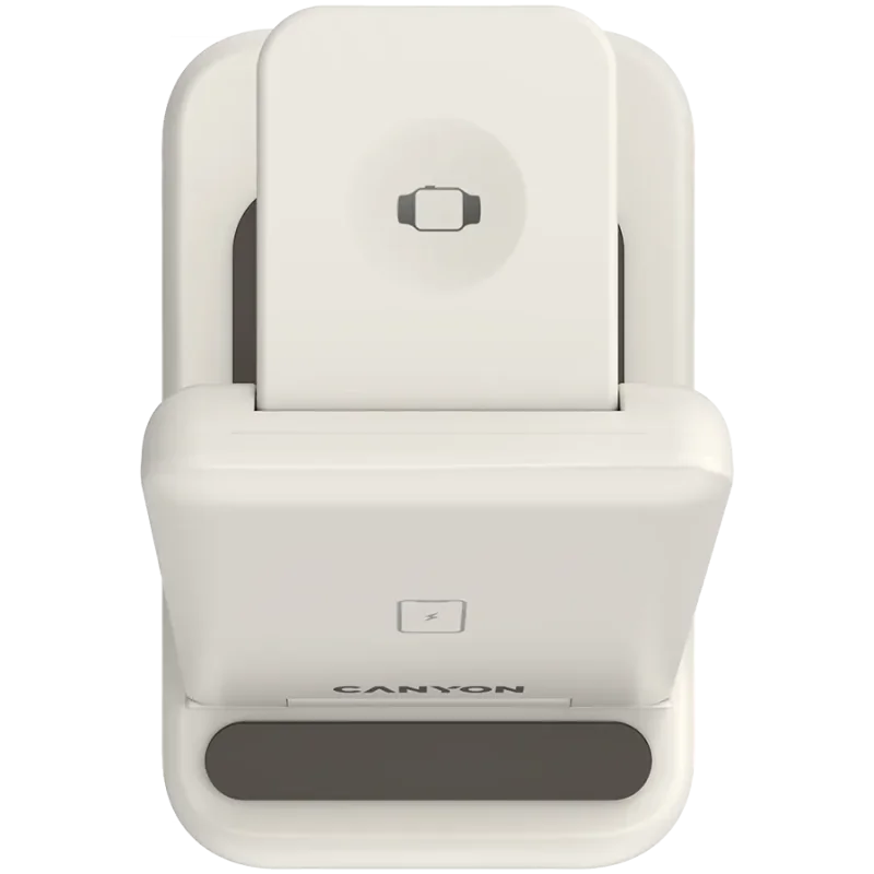 CANYON wireless charger WS-304 15W 3in1 Cosmic Latte - 1