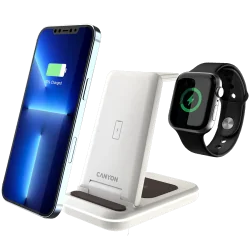 CANYON wireless charger WS-304 15W 3in1 Cosmic Latte - 7