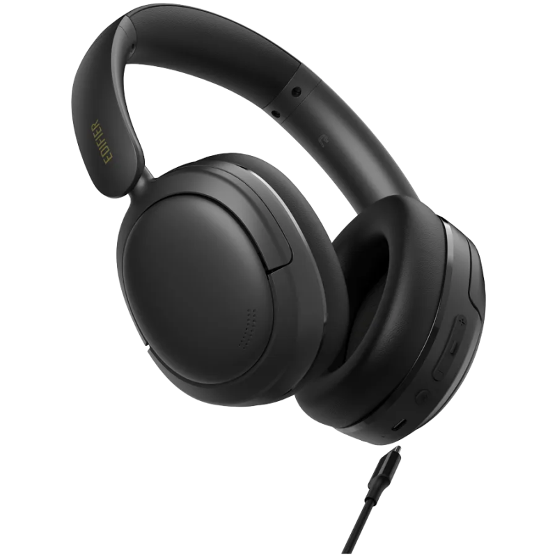 Edifier W800BT SE Wireless Over-Ear Headphones, 40mm Dynamic Titanium-Coated Drivers, BT V5.4, Multipoint Connection, AI Call No