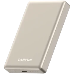 CANYON power bank OnPower 510 slim Magnetic 10000 mAh PD20W Beige - 2