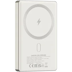 CANYON power bank OnPower 510 slim Magnetic 10000 mAh PD20W Beige - 4