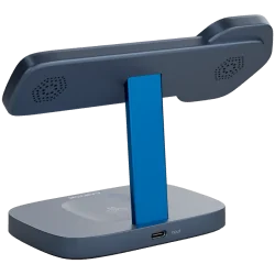CANYON Wireless Charging Station Hexagon 310 3in1 DarkGrey/Blue - 4