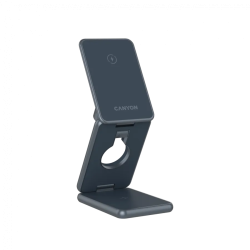CANYON Foldable wireless charger OnCharge 309 15W 3in1 Metal - 1