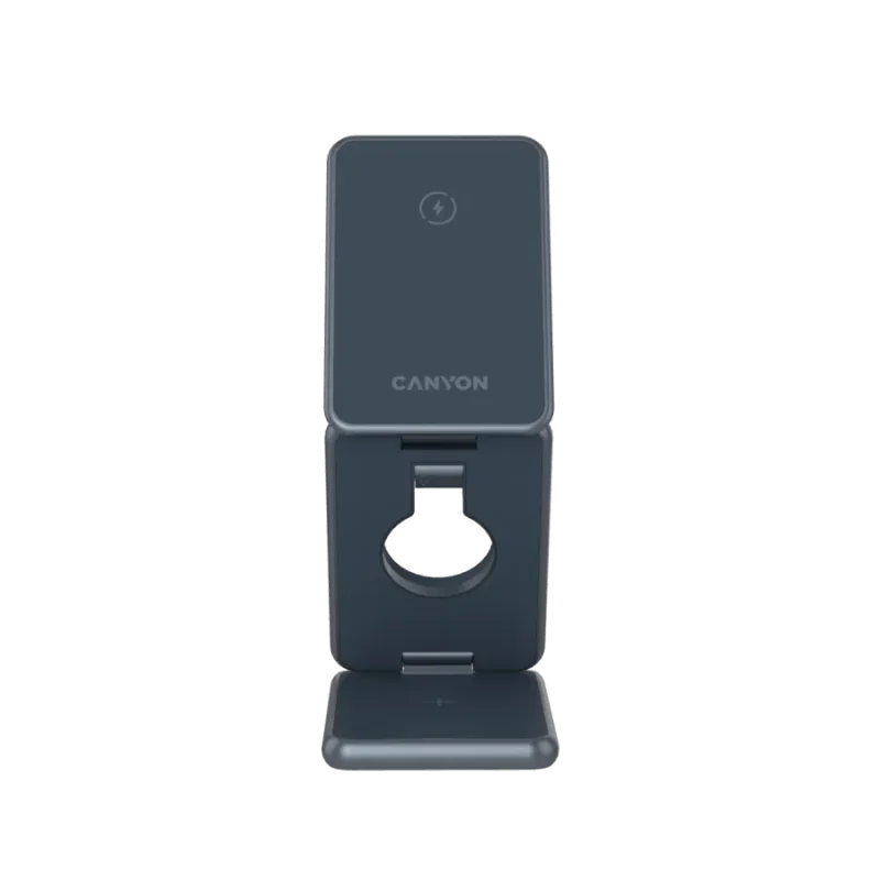 CANYON Foldable wireless charger OnCharge 309 15W 3in1 Metal - 1