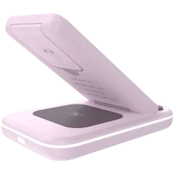 CANYON wireless charger WS-304 15W 3in1 Iced Pink - 5
