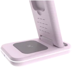 CANYON wireless charger WS-304 15W 3in1 Iced Pink - 8
