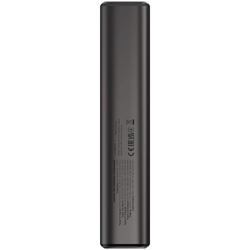 CANYON power bank OnPower 230 TFT 20000 mAh PD130W Dark Grey - 1