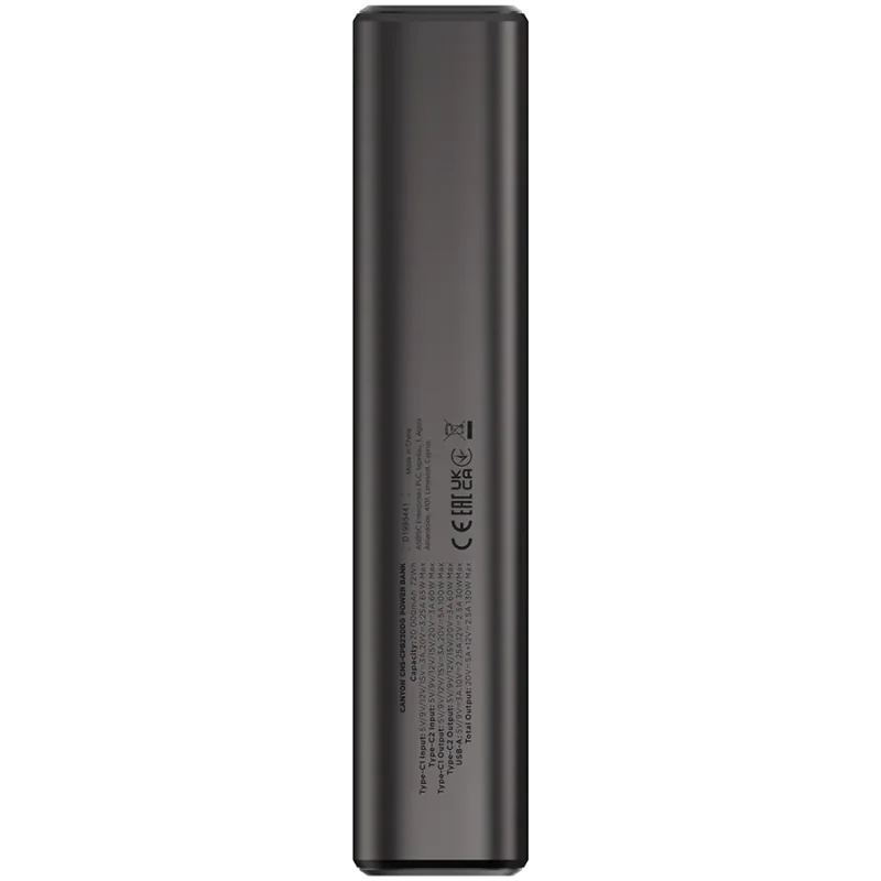 CANYON power bank OnPower 230 TFT 20000 mAh PD130W Dark Grey - 1