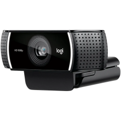 LOGITECH C922 Pro Stream Webcam - Tripod - BLACK - USB - 3