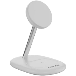 CANYON wireless charger WCS-205 15W Qi2 2in1 White - 3