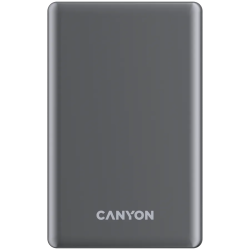 CANYON power bank OnPower 505 slim Magnetic 5000 mAh PD20W Dark Grey - 1