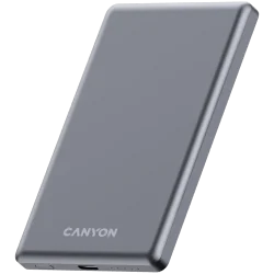 CANYON power bank OnPower 505 slim Magnetic 5000 mAh PD20W Dark Grey - 2