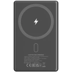 CANYON power bank OnPower 505 slim Magnetic 5000 mAh PD20W Dark Grey - 3