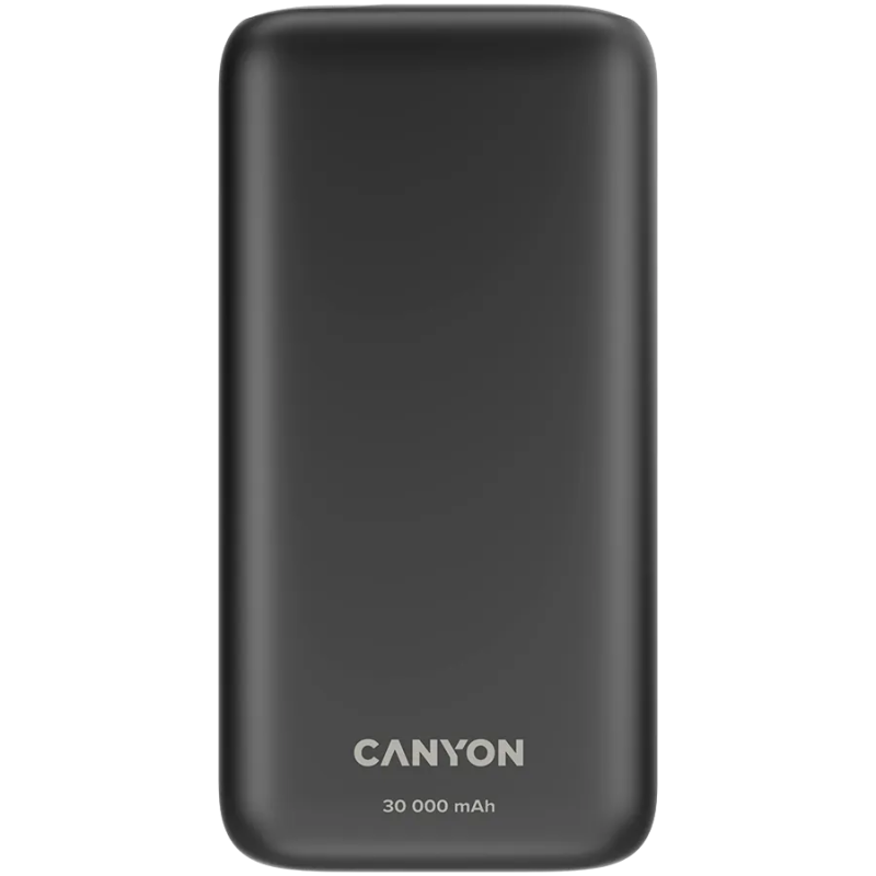 CANYON power bank PB-301 LED 30000 mAh PD 20W QC 3.0 Black - 1