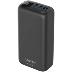 CANYON power bank PB-301 LED 30000 mAh PD 20W QC 3.0 Black - 3