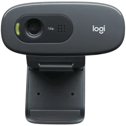 LOGITECH C270 HD Webcam - BLACK - USB - 1