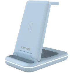 CANYON wireless charger WS-304 15W 3in1 Blue - 2