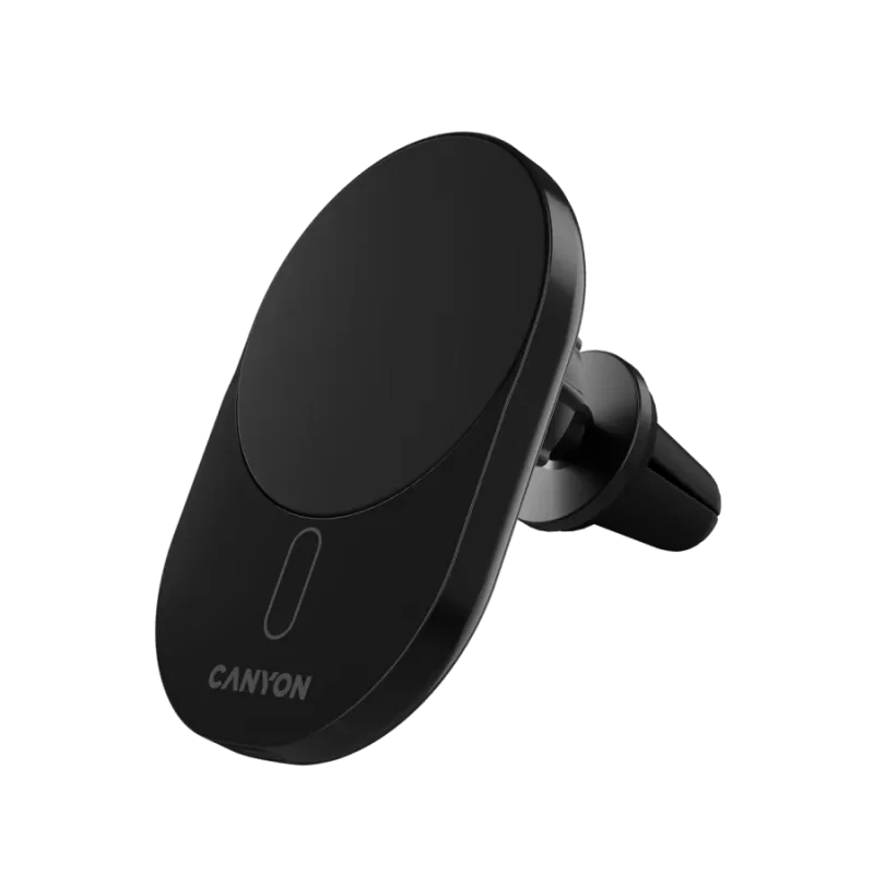 CANYON car charger OnGrip 105 15W Qi2 Wireless Black - 1