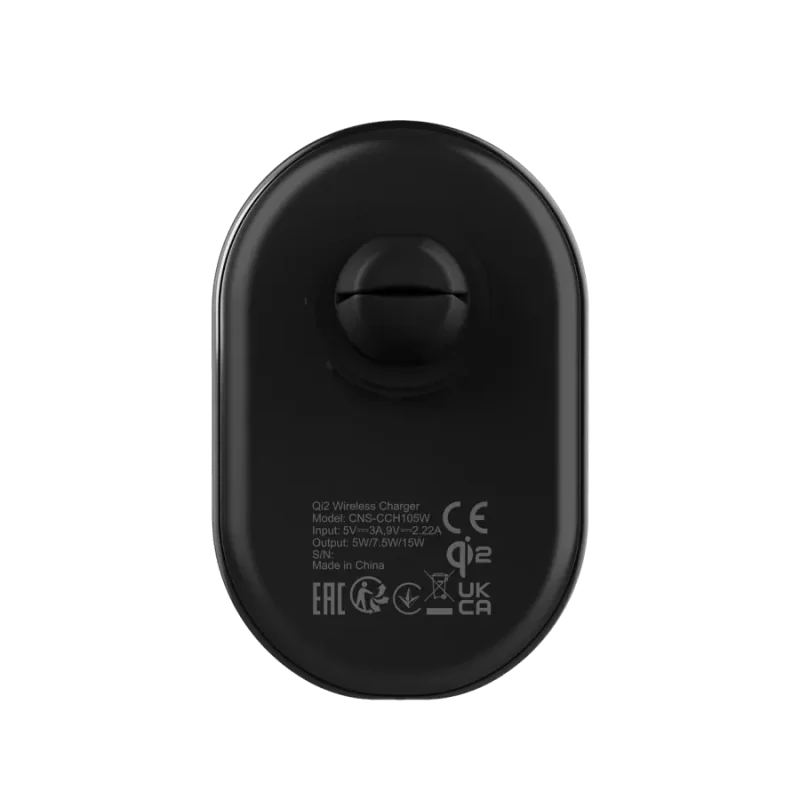 CANYON car charger OnGrip 105 15W Qi2 Wireless Black - 1
