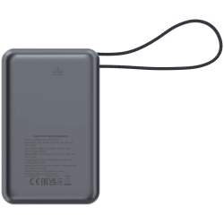 CANYON power bank OnPower 600 built-in cable 20000 mAh PD65W Dark Grey - 5