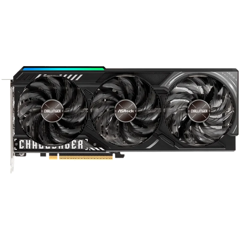 ASROCK Video Card AMD Radeon RX 9070 XT Challenger 16GB GDDR6 256-bit, 1x HDMI, 3x DP, 2x 8-pin PWR connector, PCIe 5.0 x16, rec
